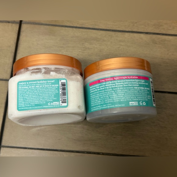 Tree Hut bundle candy cane whipped body butter and body scrub full size unopened - Picture 4 of 4